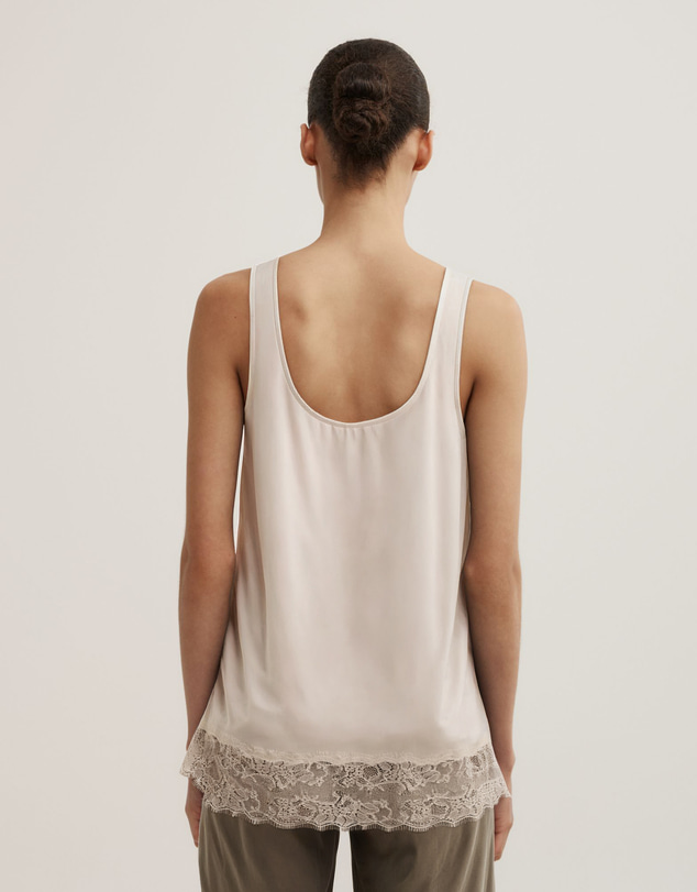 Witchery - Lace Hem Tank Top