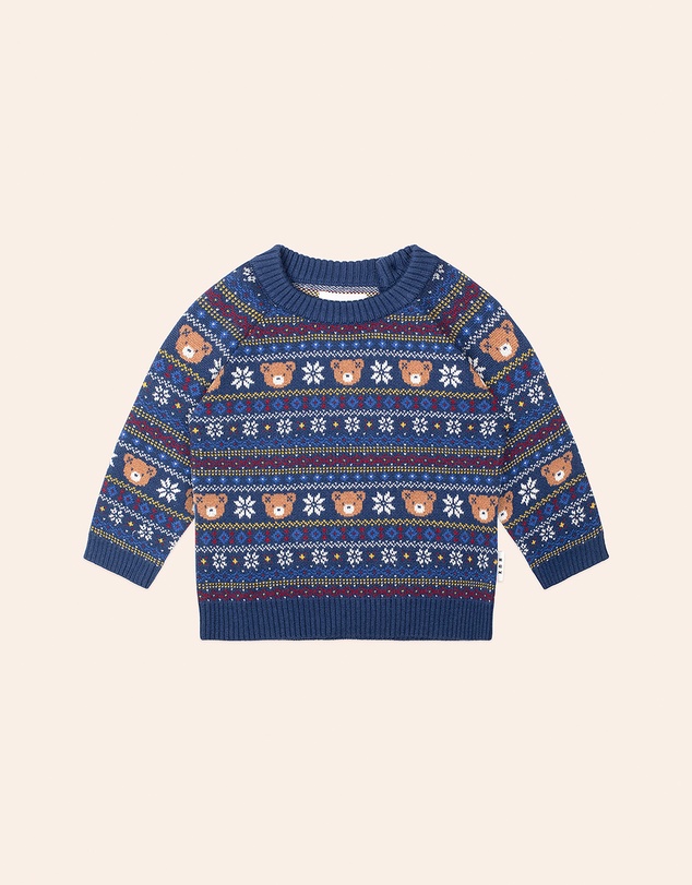 Huxbaby - Apres Ski Fairisle Pullover - ICONIC EXCLUSIVE - Babies-Kids