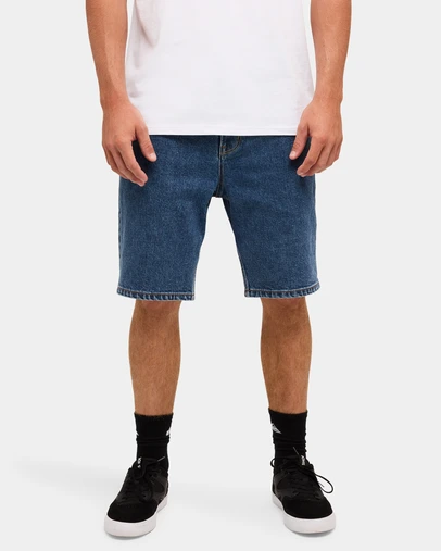 Quiksilver - Mens Aqua Cult Denim Shorts