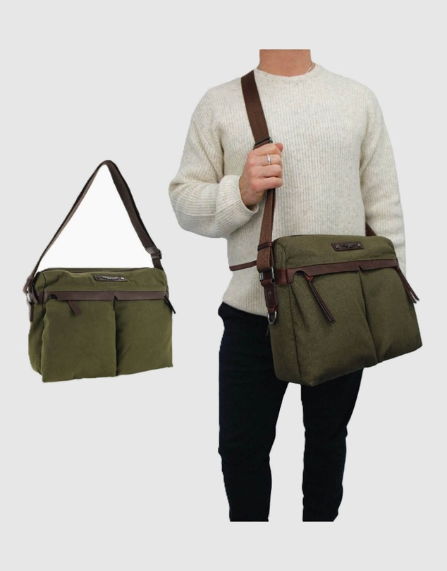 Police - Wings Canvas Messenger Bag