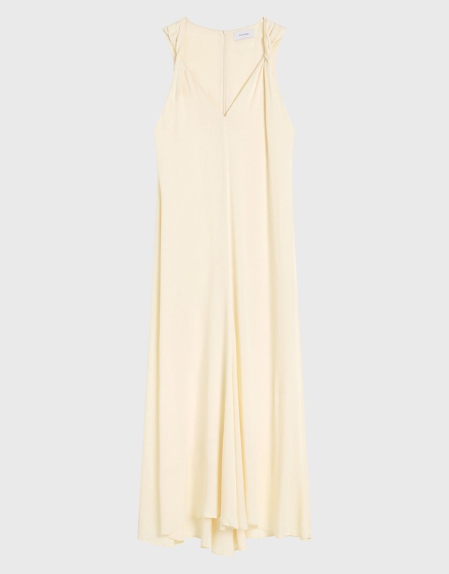 BONDI BORN - Ardea Twist Shoulder Maxi Dress