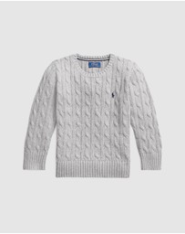 Polo Ralph Lauren - Cable-Knit Cotton Sweater - The Iconic Exclusive - Kids
