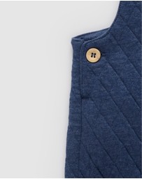 Purebaby - Quilted Overall -Kids-Babies