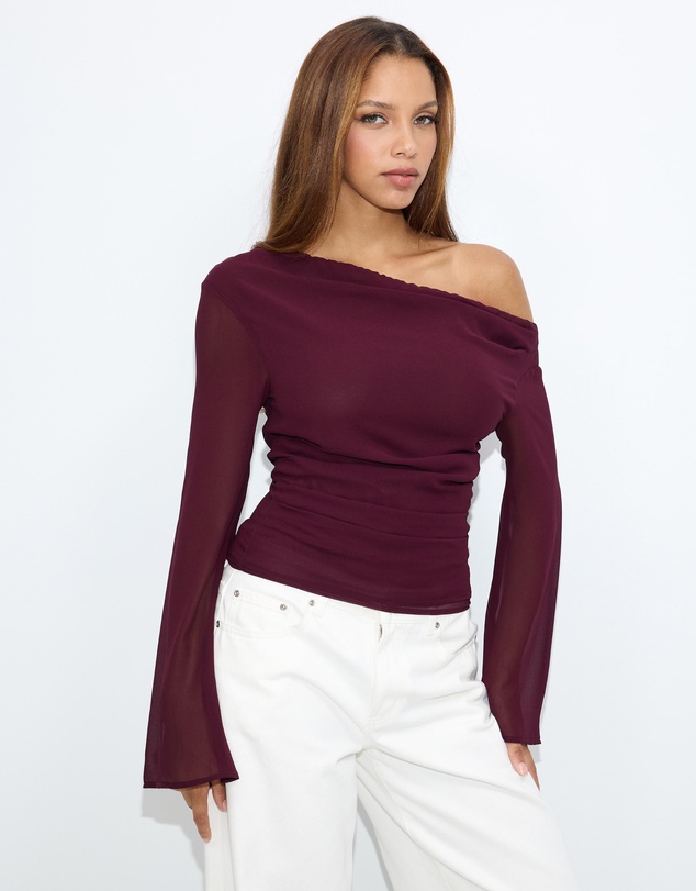 Dazie - Quinn Off Shoulder Top