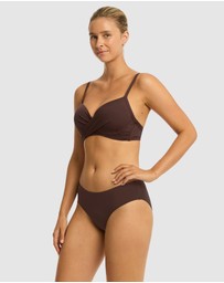 Sea Level Australia - Essentials Edit Cross Front Moulded Underwire Bra