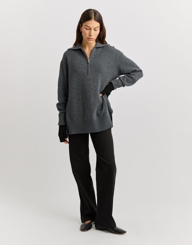 Toorallie - Fine Rib Open Mitten