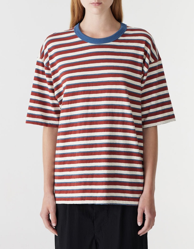 Bassike - Universal Stripe Boxy T-Shirt