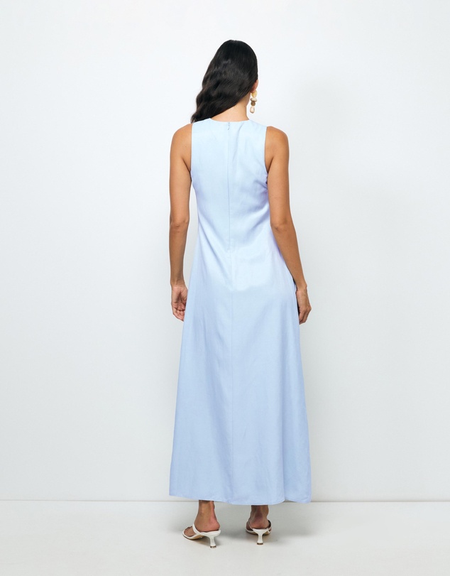 AERE - Soma U-Neckline Midi Dress