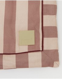 Phile - Striped Play Mat – Pink