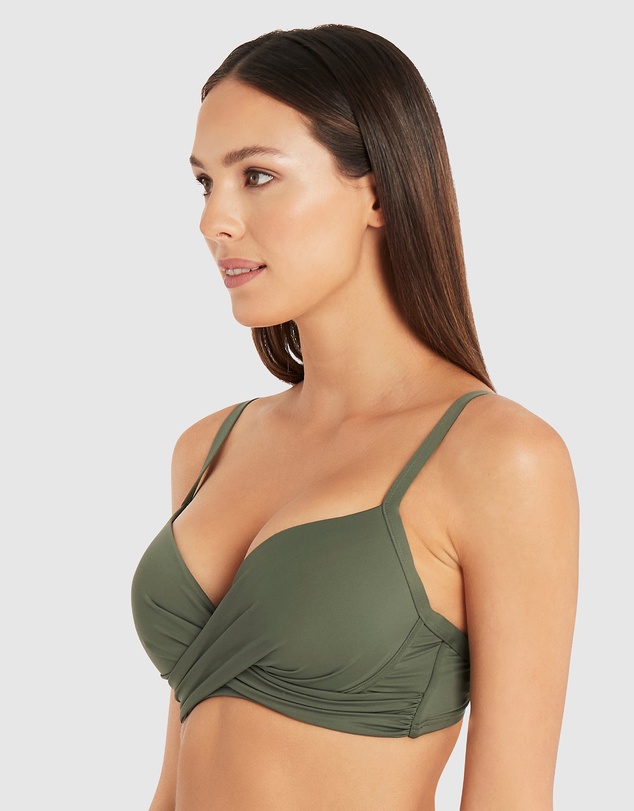 Sea Level Australia - Essentials Cross Front Moulded Cup Underwire Bra