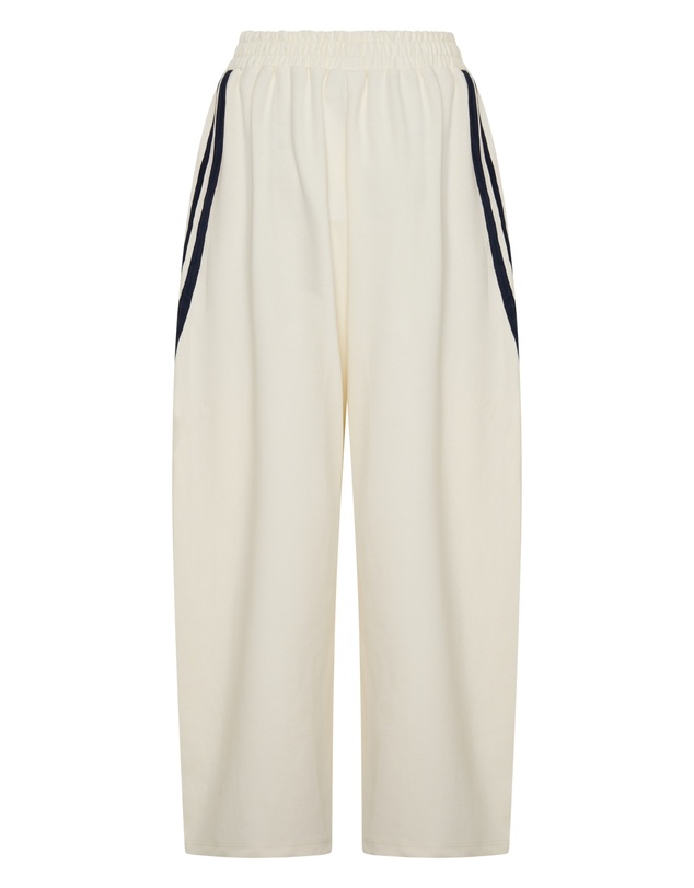 SSAINT - SŚAINT Barrel Pant Butter & Navy