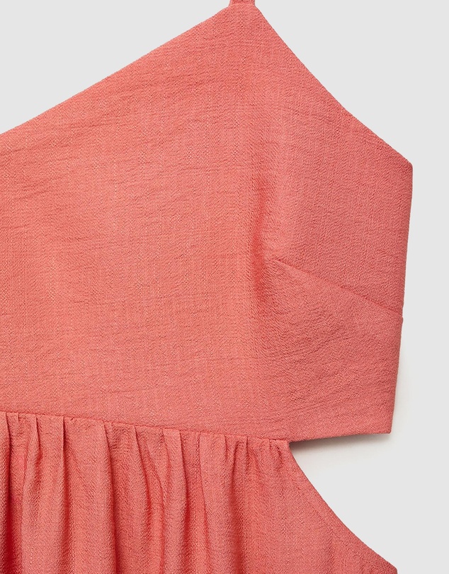 M.N.G - Girly Midi-Dress with Cut-Out