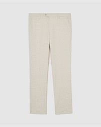 Politix - Prince Of Wales Check Tailored Suit Pant