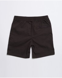 DVNT - Drop Embroidery Elastic Waist Stretch Short - Youth