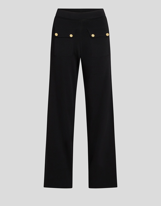 Karl Lagerfeld - Button-Detail Knit Pants