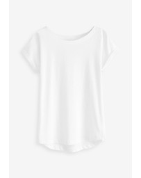 NEXT - 100% Cotton Cap Sleeve T-Shirts 3 Pack