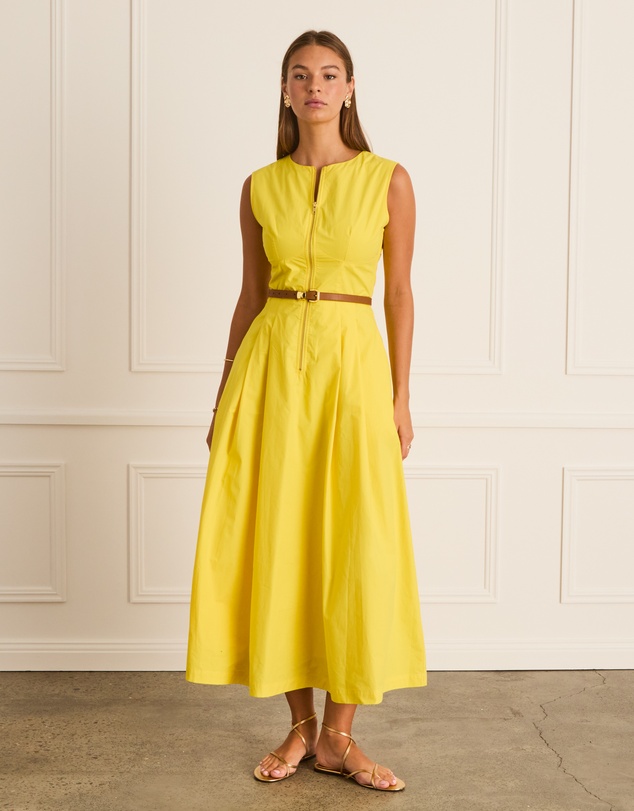 Heaven Australia - Citron Zip Up Dress