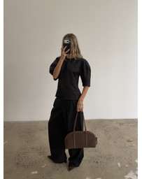 & Other Stories - Satin Puff-Sleeve Top