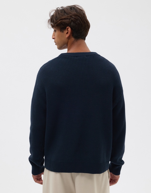 AERE - Organic Cotton Fisherman Rib Jumper