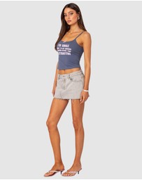 EDIKTED - Micah Denim Mini Skirt