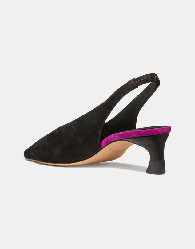 Kate Spade - Viv Croc Kitten Heel Pumps