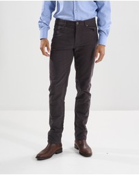 3 Wise Men - 3 Wise Men Ruxton Moleskin Trouser - Charcoal
