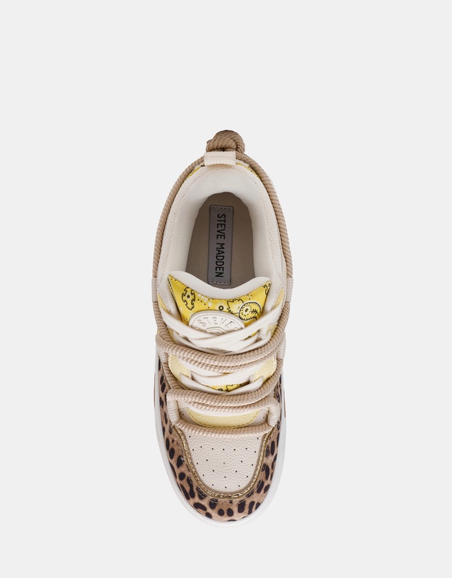 Steve Madden - Brouhaha Leopard Multi Sneakers