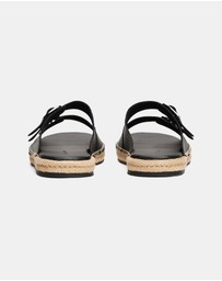 Tommy Hilfiger - Flex Jutte Hilfiger Leather Sandals - Men's