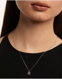 PDPAOLA - Mini Letter X Silver Necklace