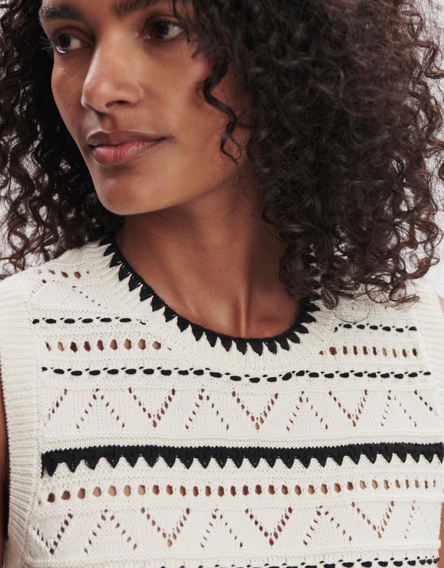 Varley - Athena Pointelle Knit Vest