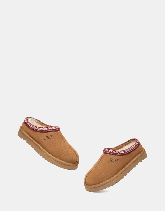 EVERAU - Australian Shepherd Ugg Tay Cow Suede Upper House Shoes