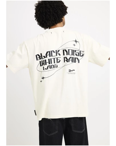 Black Noise White Rain - Prime T-Shirt