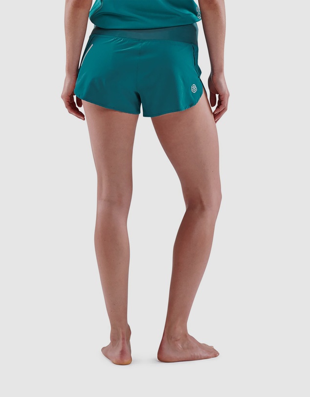 SKINS - SKINS Compression Series-3 Women's Run Shorts Teal Running Activewear