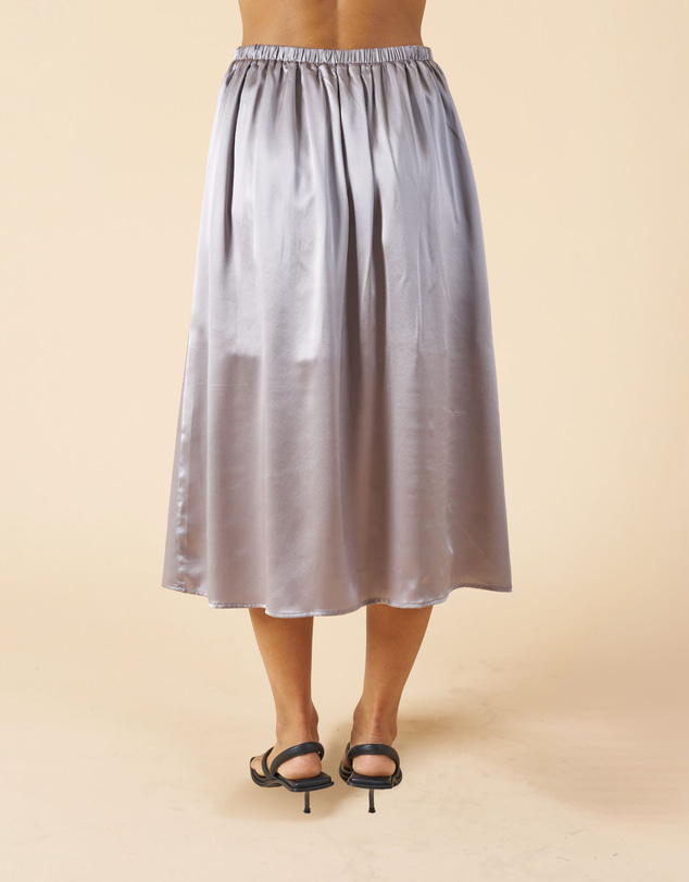 CAMIXA - Maddie Silk Midi Skirt