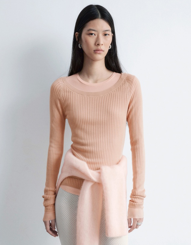 & Other Stories - Boat-Neck Rib-Knit Top