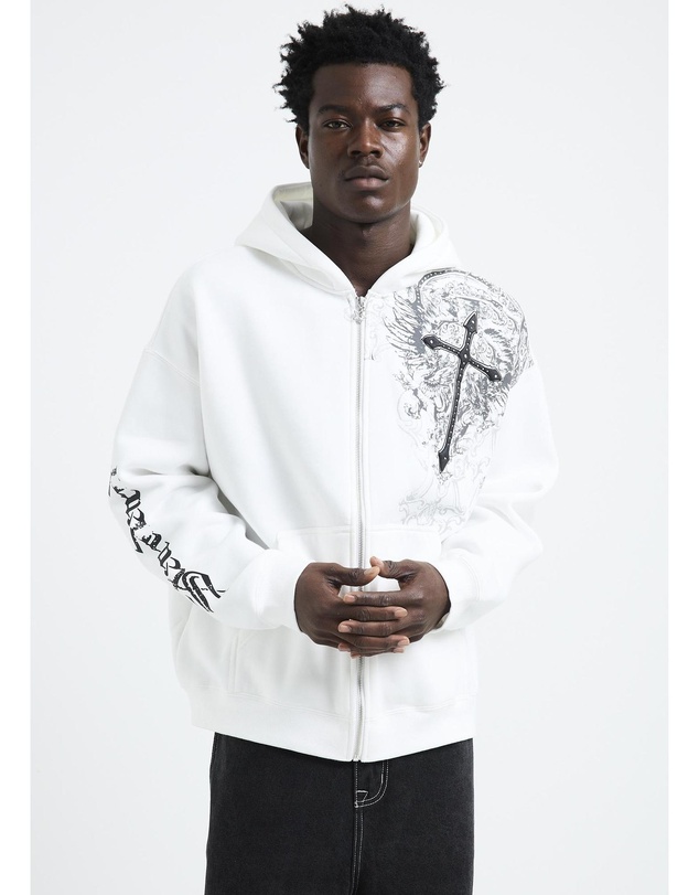 Standard - Crucifix Zip Hoodie