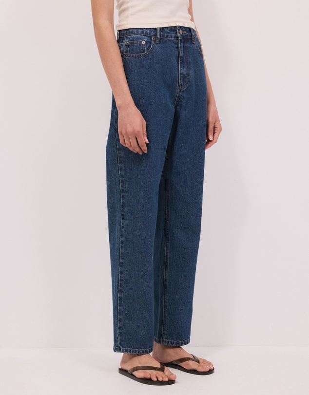 Calli - Romee High Rise Relaxed Straight Jeans