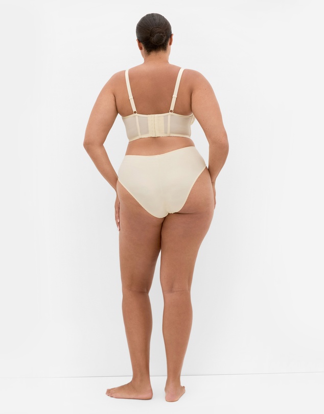 City Chic - Amelie Underwire Longline Bra - Lemonade