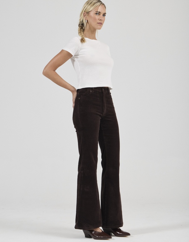 Rolla's - Eastcoast Flare Jean - Espresso Cord