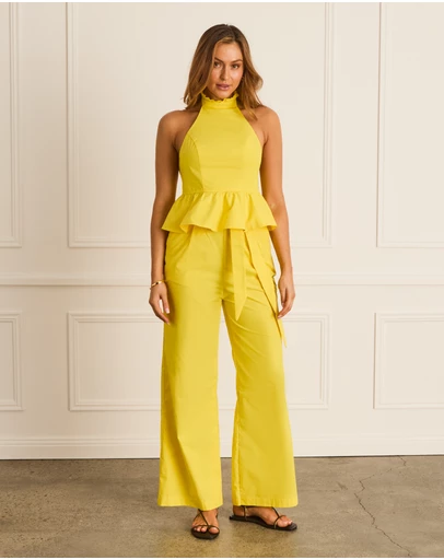 Heaven Australia - Citron Palazzo Pants