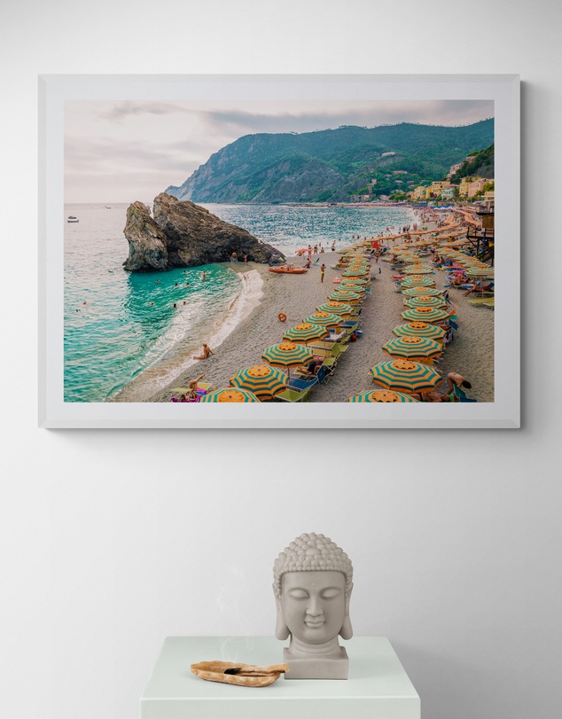 Inka Arthouse - Monterosso Beach Italy Art Print