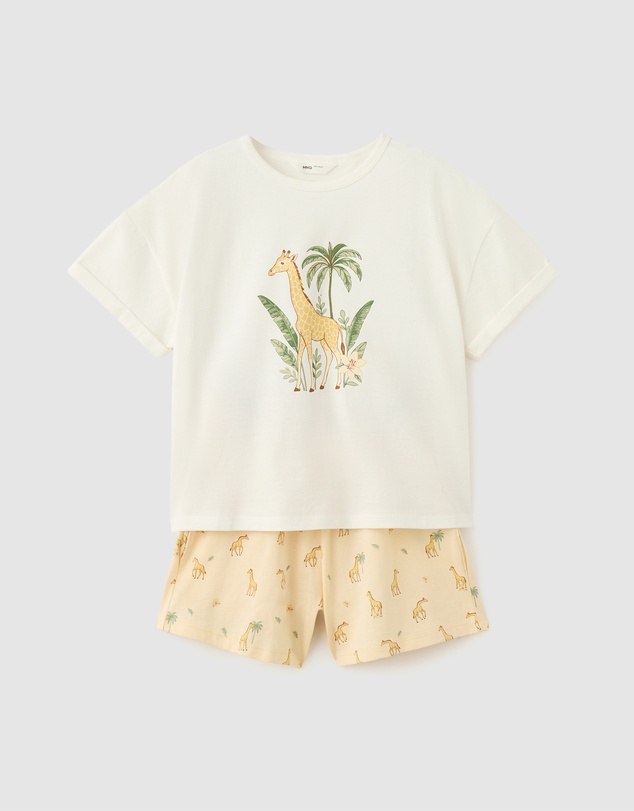 M.N.G - Giraffe Pyjama Set - Kids-Teens