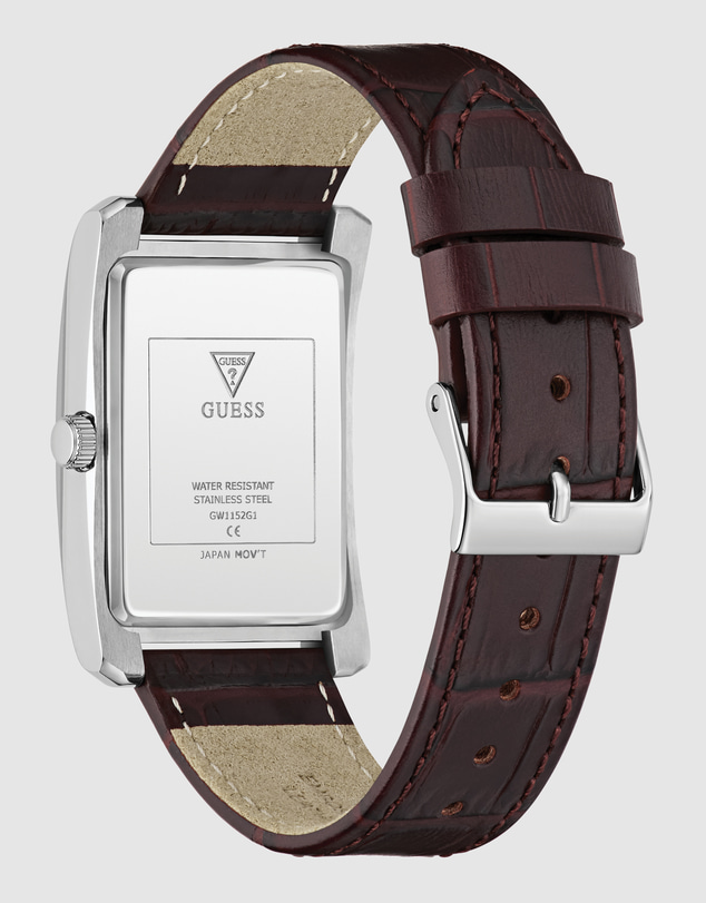 GUESS - GUESS Mens Brown Analogue Watch