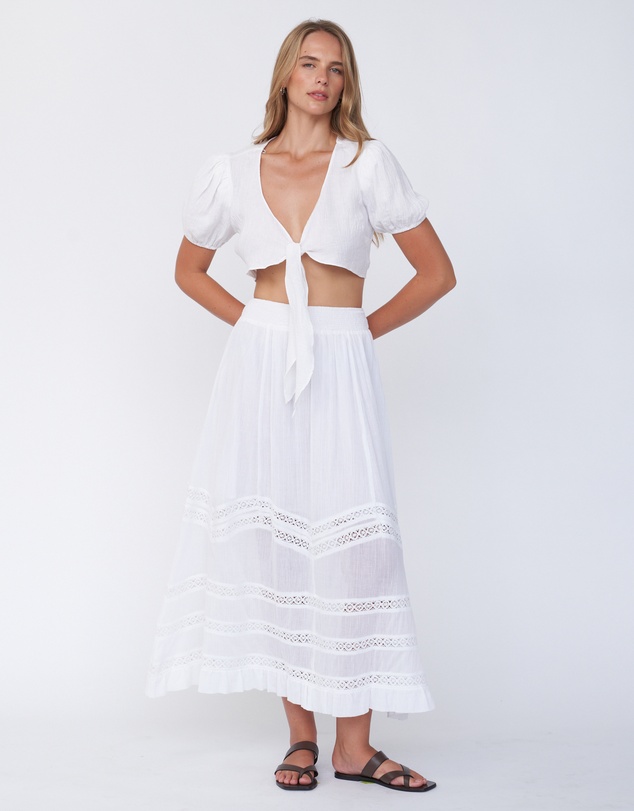 Amelius - Lacey Elasticated Skirt