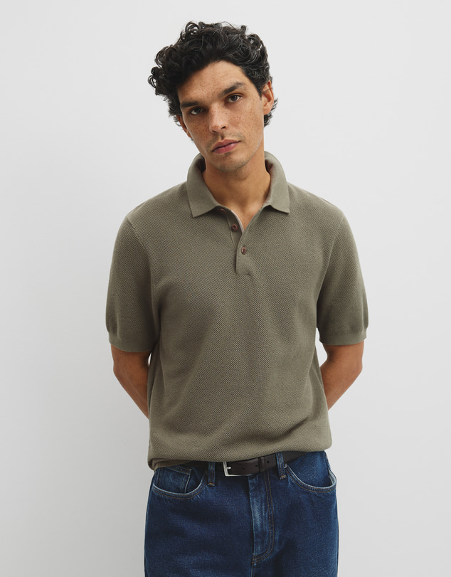 Country Road - Short Sleeve Australian Good Earth Cotton Pique Knit Polo