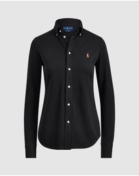Polo Ralph Lauren - Knit Cotton Oxford Shirt - ICONIC EXCLUSIVE