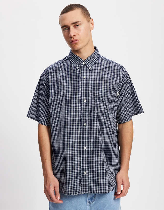 S Double - Ground Plaid SS Shirt