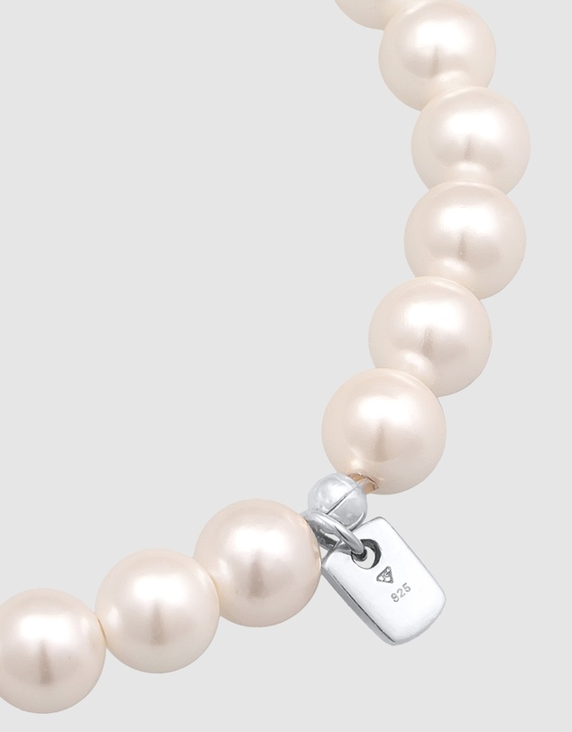 Kuzzoi - ICONIC EXCLUSIVE - Shell Pearl Bead Bracelet in 925 Sterling Silver