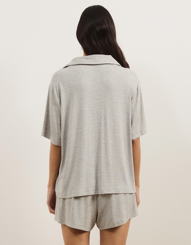 Atmos&Here - Darcey Soft Ribbed Short Sleeve Pyjama Set