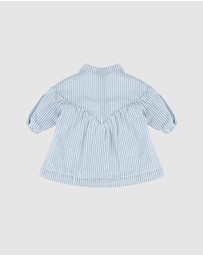 Fox & Finch - Winter Vacay Stripe Denim Dress - Babies